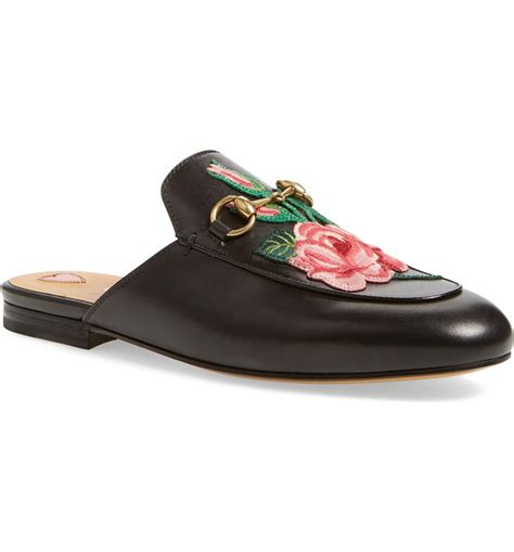 gucci princetown embroidered|Gucci Mules for Women .